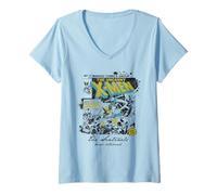 Femme X-Men The Uncanny T-Shirt avec Col en V