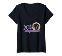 Femme Xena: Warrior Princess Logo T-Shirt avec Col en V