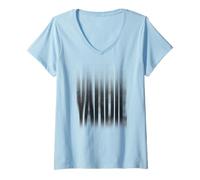 Femme Yardie Jamaican Street Identity and Diaspora Slang T-Shirt avec Col en V