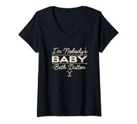 Femme Yellowstone I'm Nobody's Baby, Beth Dutton T-Shirt avec Col en V