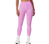 Femme Yoga Fitness Gym Pilates Taille Haute Compression Pants Joggings Running Course ga (Size:l,Color:rose clair)
