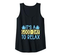 Femme Yoga It´s A Good Day to Relax Funny Yoga Débardeur