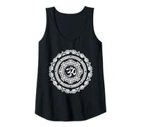 Femme Yoga Mandala Om Symbole Bouddha Yogi Cadeau Débardeur
