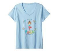 Femme Yoga Trouvez Votre équilibre T-Shirt avec Col en V