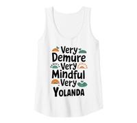 Femme YOLANDA Personalized Very Demure Very Mindful YOLANDA Name Débardeur