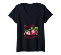 Femme You are Berry Special T-Shirt avec Col en V