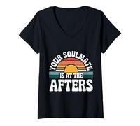 Femme Your Soulmate is at The Afters Clubbing Party Flirt - T-Shirt avec Col en V