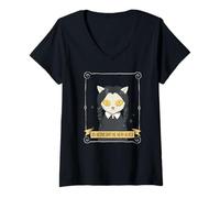 Femme Zombies effrayants pour Halloween, zombies maléfiques, saison d'Halloween effrayante T-Shirt avec Col en V