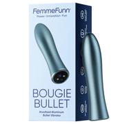FemmeFunn Bougie - vibromasseur aluminium premium - argent
