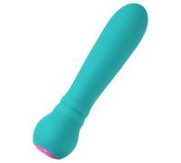 FemmeFunn - mini vibromasseur puissant - silicone turquoise