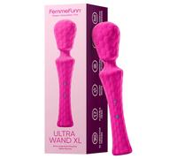 FemmeFunn Ultra Wand XL - vibromasseur massant premium - silicone rose