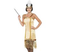 Femmes 1920s Déguisement Charleston Costume Or Par Smiffys
