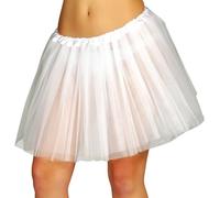 Femmes 1980s 80s 1990s 90s Robe Tutu Blanc 40cm Taille Extensible 55.9-91.4cm Fg