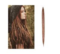 Femmes 36 pouces cheveux Dreadlocks faits à la main 5 brins 1.0 cm résistant à la chaleur synthétique pré boucle Crochet tresses cheveux Extensions de Dreadlock for les femmes Utilisation quotidienne(