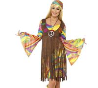 Femmes 60s 1960s 60's Groovy Femme Déguisement Hippie Par Smiffys