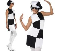 Femmes 60s 1960s Fête Fille Costume Déguisement Femmes 60's Costume Par Smiffys