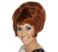 Femmes 60s 60's 1960s Ruche Perruque Déguisement Poule Fête Auburn par Smiffys