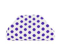 Femmes à pois rétro pochette sac à main grande capacité sac de | poche cosmétique de polyester de 11.81x6.69x3.94 pouces pour les femmes au travail voyage faisant des emplettes utilisation