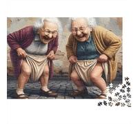 Femmes âgées Rire_9 Casse-tête 1000 Pièces en Carton Recyclé,Jeu De Puzzle Premium Jeu De Famille Amusant Et Stimulant pour Se Détendre Après Le Travail,Idée Cadeau Original 52x38cm/1000pcs