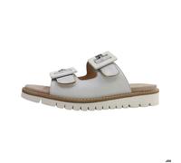 Femmes Ara Mule Cuir Glissement/ouvert Plat - blanc 40