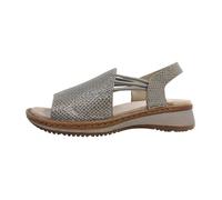 Femmes Ara Sandale Cuir Glissement/ouvert Talon compensé - cashmere 39