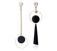 Femmes Argent Boucles D'Oreilles, 9Cm Boucles D'Oreilles Géométrique Asymétrique Pendentif Boucles D'Oreilles Pour Femmes Boucles D'Oreilles Bijoux Boucle D'Oreille Brincos Pendientes Cadeaux D'An