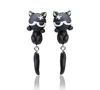 Femmes Argent Boucles D'Oreilles, Animaux En Argile Polymère Pour Les Filles Dessin Animé Mignon Chat Chien Dinosaure Lapin Boucles D'Oreilles Panda Bijoux Fantaisie Pour Cadeaux D'Anniversaire /