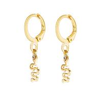 Femmes Argent Boucles D'Oreilles, Boucles D'Oreilles Serpent Exagérées Femmes Punk Or Pendantes Boucles D'Oreilles Pendantes Fête De Mariage Simple Bijoux Minimalistes Dames Brincos Cadeaux D'Ann