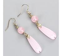 Femmes Argent Boucles D'Oreilles, Tempérament Boucles D'Oreilles Pendantes En Cristal De Pierre Naturelle Bohême Boucles D'Oreilles Longues Pour Femmes Bijoux Fins Brincos Cadeaux D'Anniversaire /