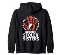 Femmes autochtones MMIW I Wear Red for My Sisters Sweat à Capuche