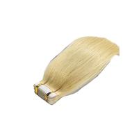 Femmes Bande Invisible droite dans l'extension de cheveux humains 20 pièces bande la trame peau d'extension Extensions de cheveux à bandes adhésives