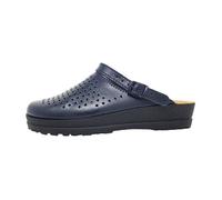 Femmes Beck Mule Marie Cuir Glissement/ouvert Plat - bleu foncé 41