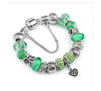 Femmes Bijoux à bricoler soi-même Perles de Strass Rouge Perles de Verre charmes Pendentif Coeur de pêche plaqué Fleur entretoise idéal pour, Bracelets