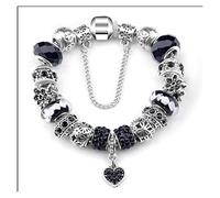 Femmes Bijoux à bricoler soi-même Perles de Strass Rouge Perles de Verre charmes Pendentif Coeur de pêche plaqué Fleur entretoise idéal pour, Bracelets