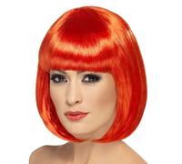 Femmes Bob Déguisement Perruque Partyrama Costume Rouge par Smiffys Cosplay