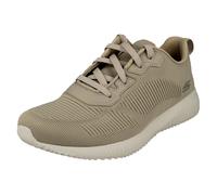 Skechers Women's Bobs Squad Tough Talk Sneakers, Natural Engineered Knit, 38 EU