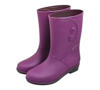 Femmes Bottes de Pluie Chaussures pêche en Plein air Imperméables Caoutchouc Antidérapant Jardin Boots PVC pour extérieur avec Semelle antidérapante Robuste Idéales la Saison