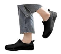 Femmes Bottes de Pluie en Caoutchouc Femme Botte Jardin Extérieure Jardinage Courtes Antidérapant Boots imperméables PVC pour extérieur Résistantes aux intempéries l'extérieur