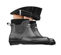 Femmes Bottes de Pluie en Caoutchouc Femme Confortables Légères Adulte Chaussures Travail pour l'extérieur Protection contre les claboussures Antidérapantes décontractées l'équitation