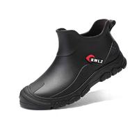 Femmes Bottes de Pluie en Caoutchouc Femme jardin confortables et robustes Wellington Rain Boots L'extérieur Imperméables Antidérapantes Pour