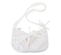 Femmes Bows À Bandoulière DrawString Crossbody Aisse D'aisselle Styles Coréens Sacs Messagers Sous Bras Pour Voyages Quotidiens À Crampons