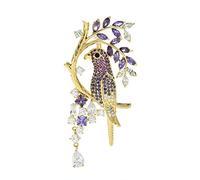 Femmes broche épingles dames accessoires de mode dames élégantes fleur de beauté en trois couleurs et broche de fête classique broche broche en forme d'oiseaux broches de mode (couleur en métal: