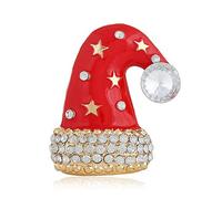 Femmes Broches Cristal Strass Coloré Noël Thème Écharpe Clips Charme Vêtements Accessoires pour Banquet Party H Robuste Et Économique