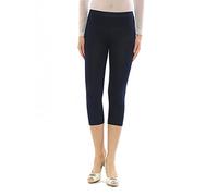Femmes Capri 3/4 Leggings Pantalon en Coton Lingerie Haute Couleur