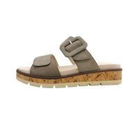 Femmes Caprice Mule Textile Glissement/ouvert Plat - taupe 343 37