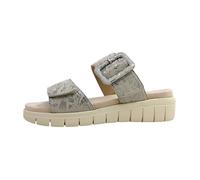 Femmes Caprice Mule Textile Glissement/ouvert Talon compensé - blanc cassé 155 37