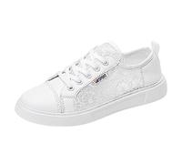 Femmes Casual Dentelle Lace Mode Toile Chaussures Bout Rond Talon Plat Espadrilles Loisir Flâneur Chaussures Baskets Sneakers À Lacets Confortable Sport