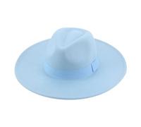 Femmes Chapeaux Hommes Grande Taille Solide Casquettes Mâle Mariage Formelle Extérieur Fedora Chapeau Hombre Fedora Chapeau, bleu ciel, 6 7/8/7 1/8