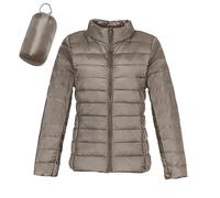 Femmes Chaud léger Veste sans Capuche Coupe-Vent Manteau d'hiver avec Isolation recy Hiver Mince Court à Capuche Chaud Canard vers Le Bas Manteau vêtements Doudoune Gilet Manteau Femmes