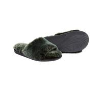 Femmes Chaussons Cuir Véritable Peau de Mouton Chaussons Avec Laine Doublé D010